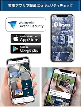 Amazon.co.jp: 【日本正規代理店】Swann セキュリティカメラ 4CH DVR