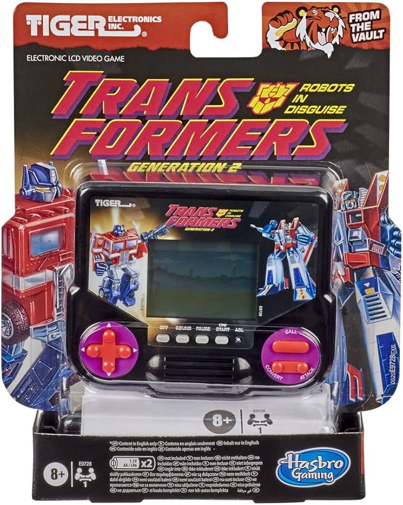 Hasbro Gaming Tiger Electronics Transformers Robots in Disguise