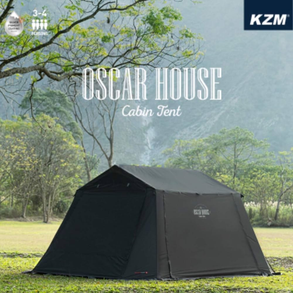 Amazon.co.jp: KAZMI カズミ テント オスカーハウスキャビン テント 3