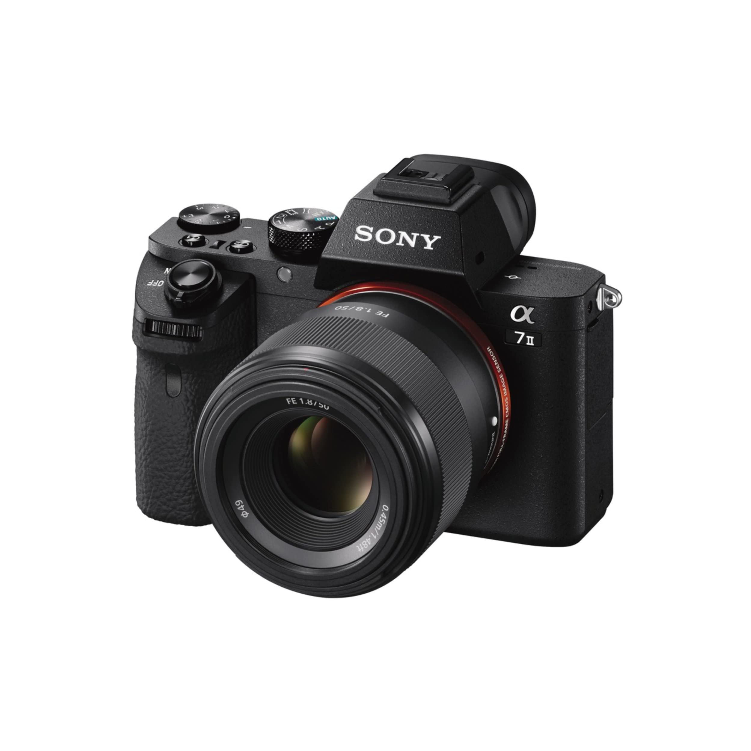 Sony SEL50F18F.SYX E Mount Full Frame F1.8 Prime Lens,Black,50 mm