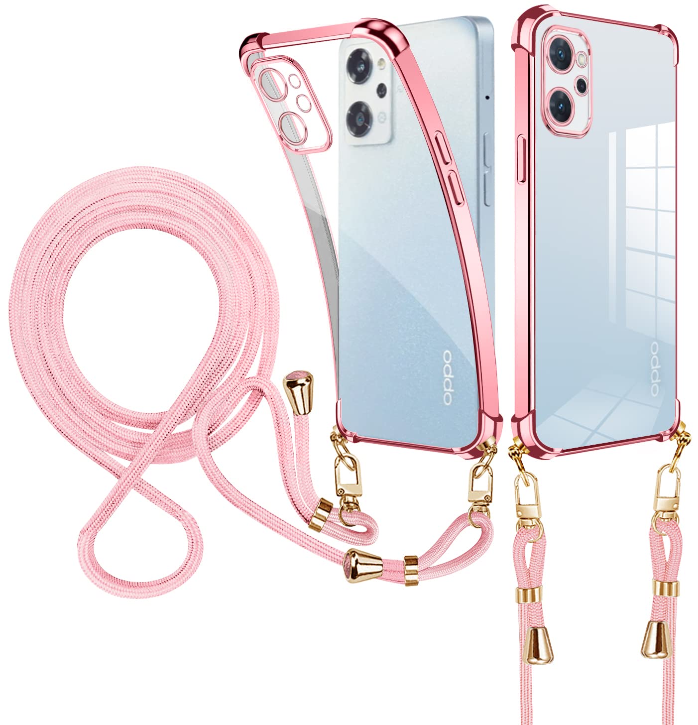 Amazon.co.jp: weiaoluo OPPO Reno9 A ケース クリア ショルダー OPPO