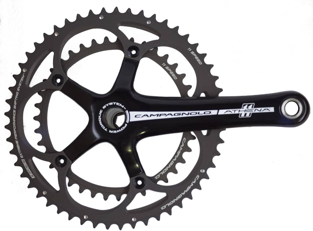 Amazon | Campagnolo Athena 11S ブラック 39/53 175 パワートルク