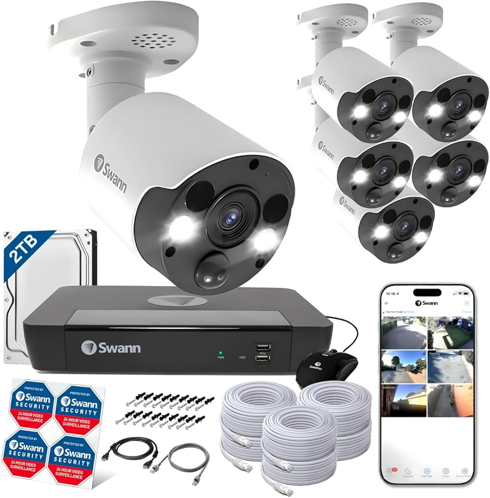 Amazon.co.jp: 【日本正規代理店】Swann セキュリティカメラ 8
