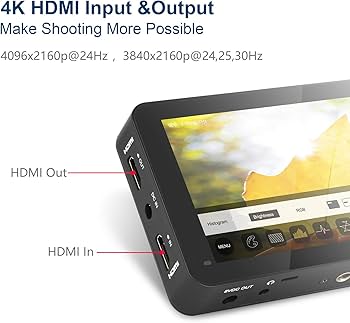 Amazon | Desview R6 UHB カメラモニター 5.5インチ 一眼レフ・ミラー