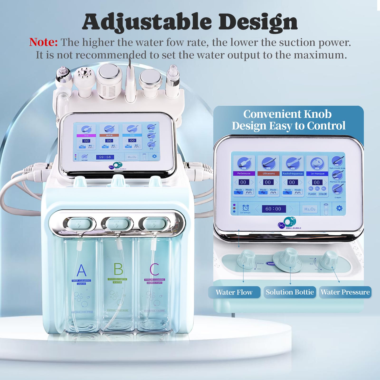 Amazon.com: Hydrogen Oxygen 7 in1 Facial Care Machine with Mask