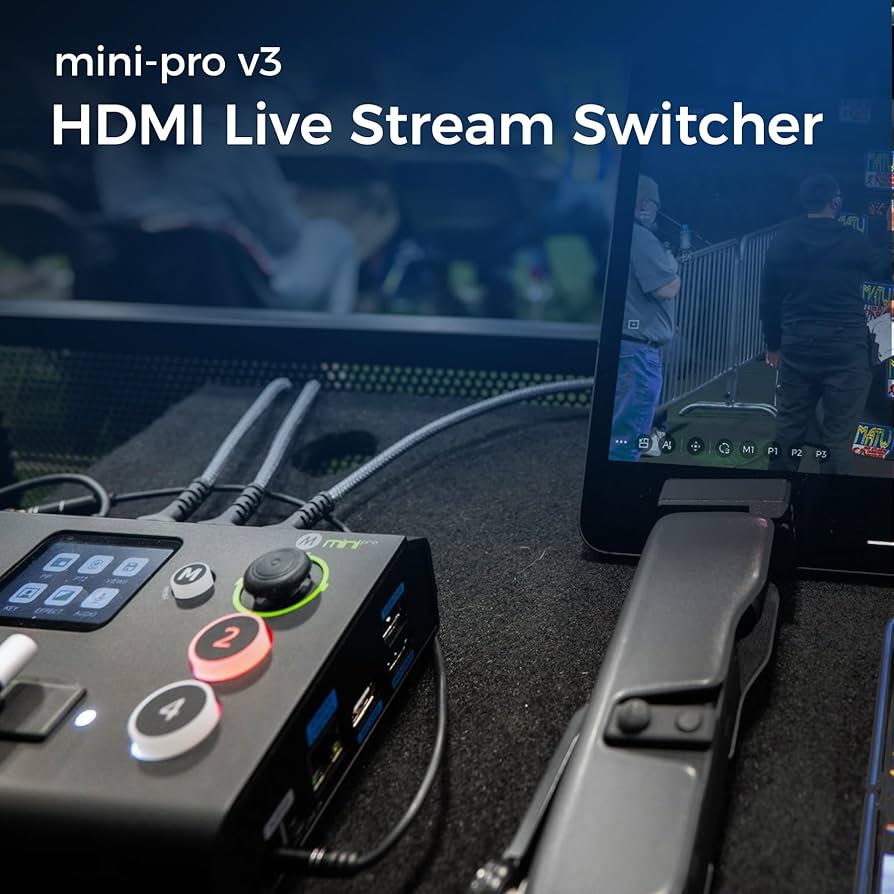 Amazon.co.jp: RGBlink Mini-pro ビデオスイッチャー 4 x 4K HDMI入力