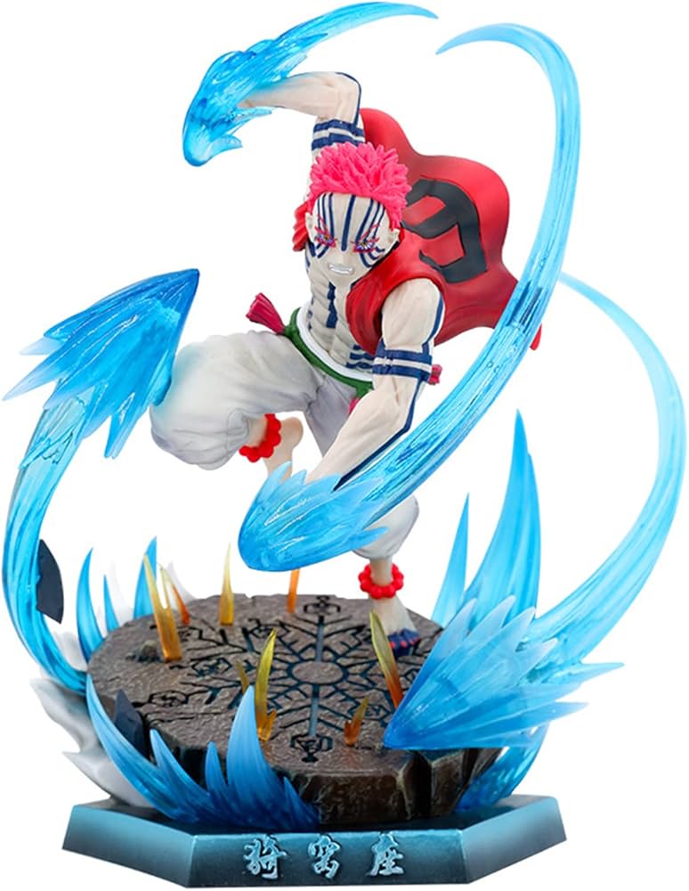 Amazon | 鬼?の刃 あかざ 猗窩座 Juuni Kitsuki 1/7 塗装済み樹脂