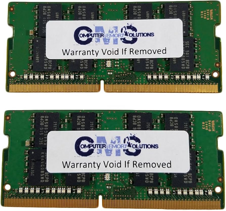 CMS 32GB (2x16GB) DDR4 21300 2666MHZ Non ECC SODIMM Memory Ram