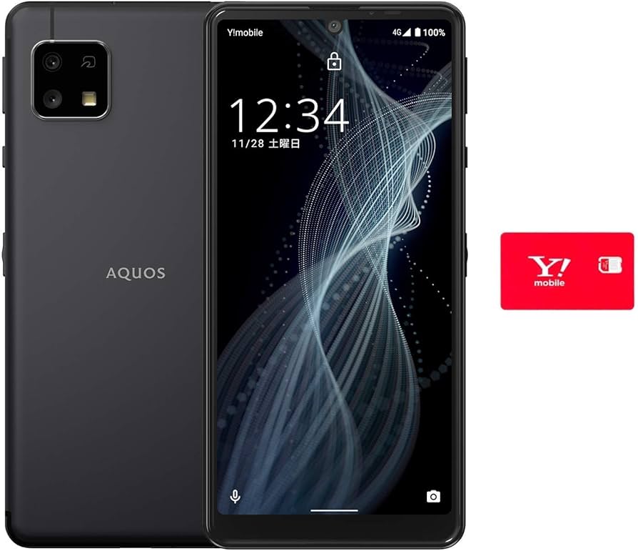 Amazon.co.jp: 【端末一括購入】Y!mobile AQUOS sense4 basic ブラック