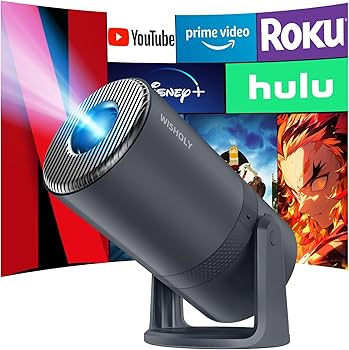 Amazon.co.jp: WISHOLY プロジェクター 家庭用【Android TV搭載・270