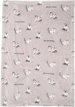 Amazon.co.jp: [ジェラート ピケ] sleep CAT/DOG プリント毛布