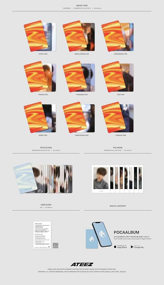 Amazon.com: GOLDEN HOUR : Part.3 ATEEZ Album [Random POCAALBUM ver