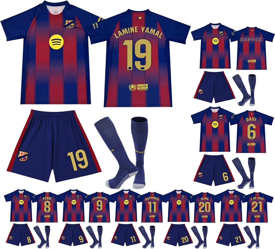 Amazon.co.jp: [RWRAPS] 25-26年 バルセロナ ユニフォーム ホーム