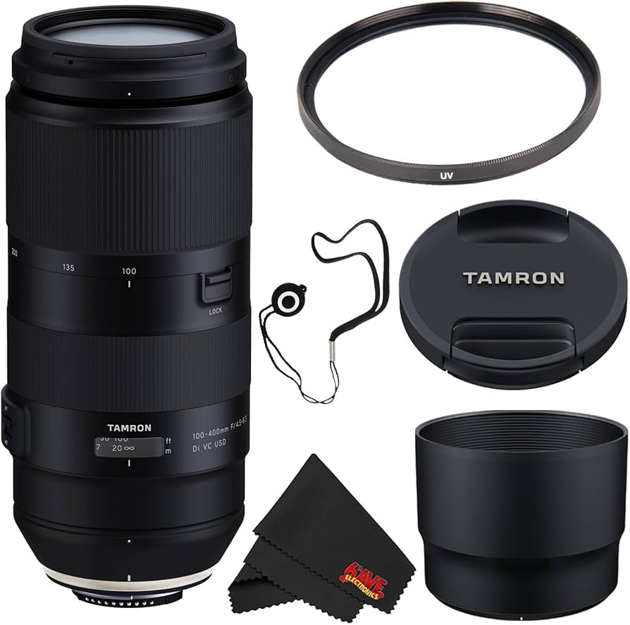 Amazon.com : Tamron 100-400mm f/4.5-6.3 Di VC USD Lens for Nikon F