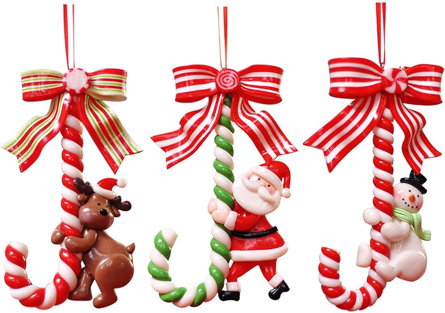 Amazon.co.jp: クリスマスツリー オーナメント キャンディケーン