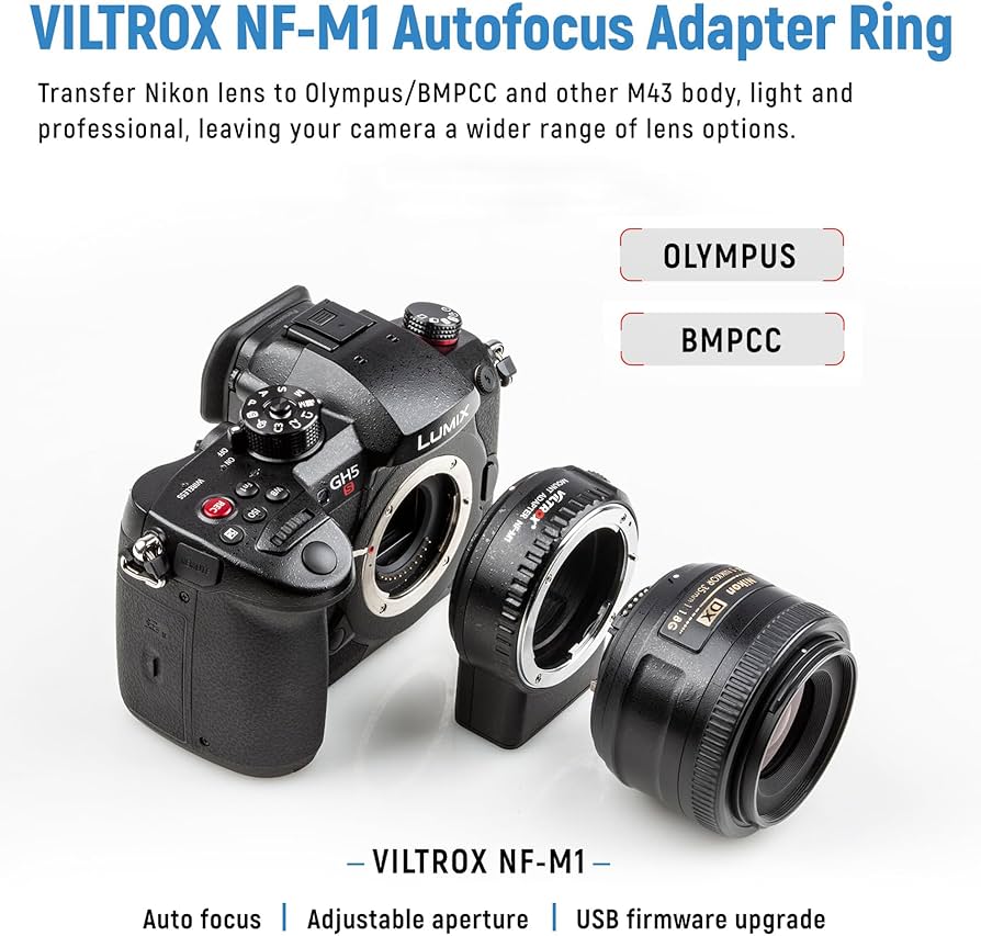 Amazon.com : VILTROX NF-M1 Lens Adapter, Auto Focus Lens Converter