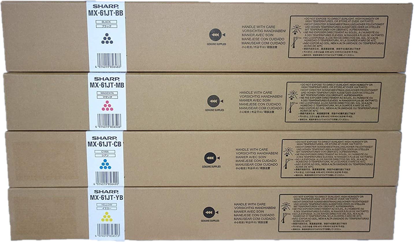 Amazon.co.jp: シャープ MX-61JT-BB/CB/MB/YB 4色セット 純正品