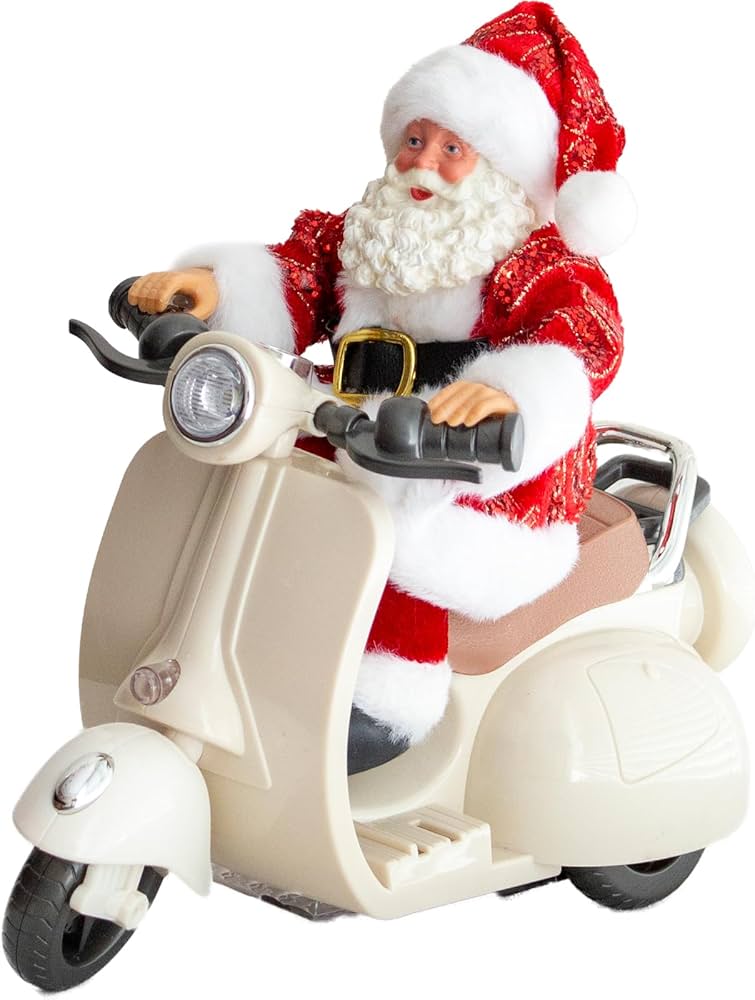 Amazon.co.jp: 南貿易 ミュージカルムービングサンタバイク LEDライト