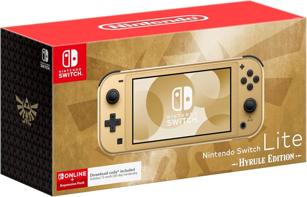 Nintendo Switch Lite Console - Hyrule Edition | Amazon.com.br