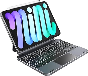 Amazon.com: doqo iPad mini 7 & Mini 6 Keyboard case for 8.3-inch