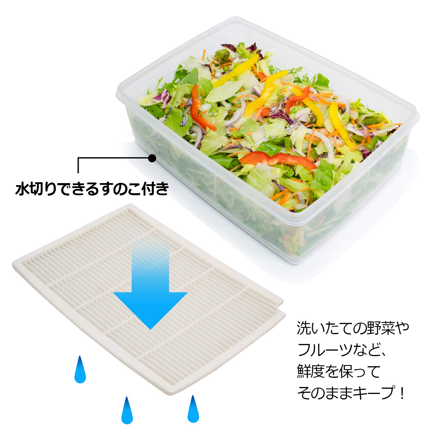 Amazon｜サンコープラスチック(SankoPlastic) 食品保存容器 SS-2