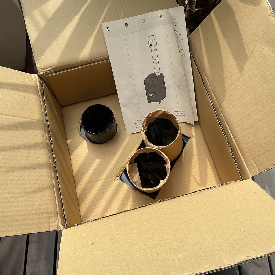 Amazon.co.jp: 炉暖 AL-35 三重ホーロ (琺瑯ストーブ) 薪ストーブ