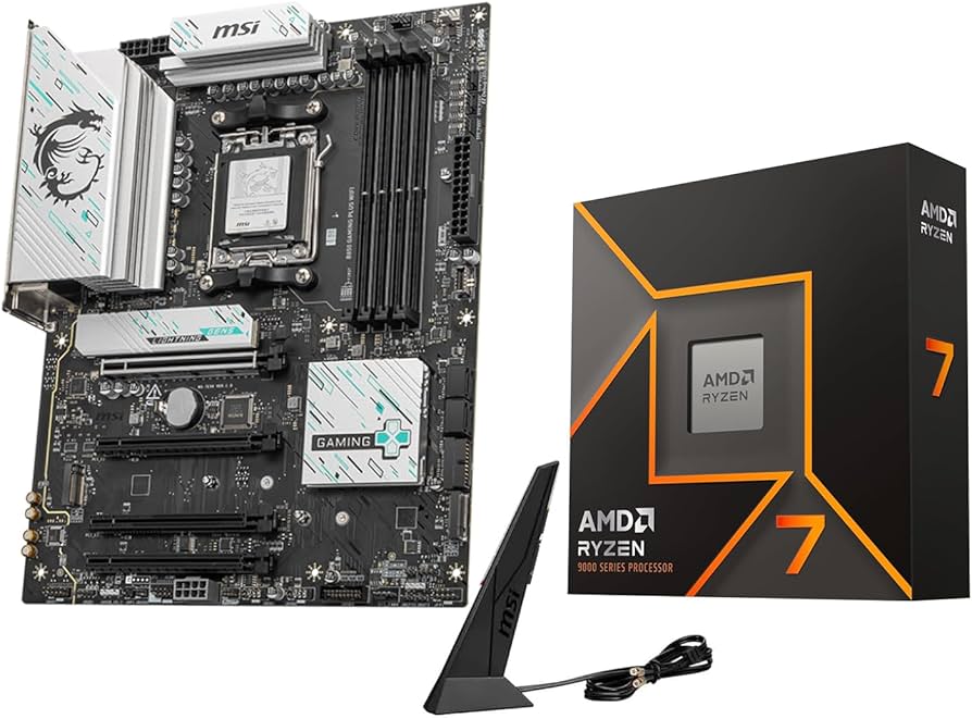 Amazon.com: Micro Center AMD Ryzen 7 9700X CPU Processor with MSI
