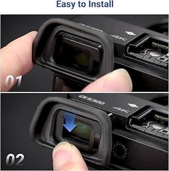 Amazon.com: JJC 2-Pack Soft Viewfinder Eyecup Eyepiece Eye Cup for