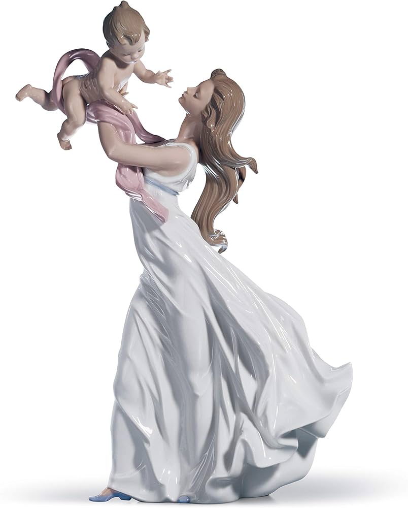 Amazon.co.jp: リヤドロ LLADRÓ 人形 幸せの瞬間 01006858 ホワイト