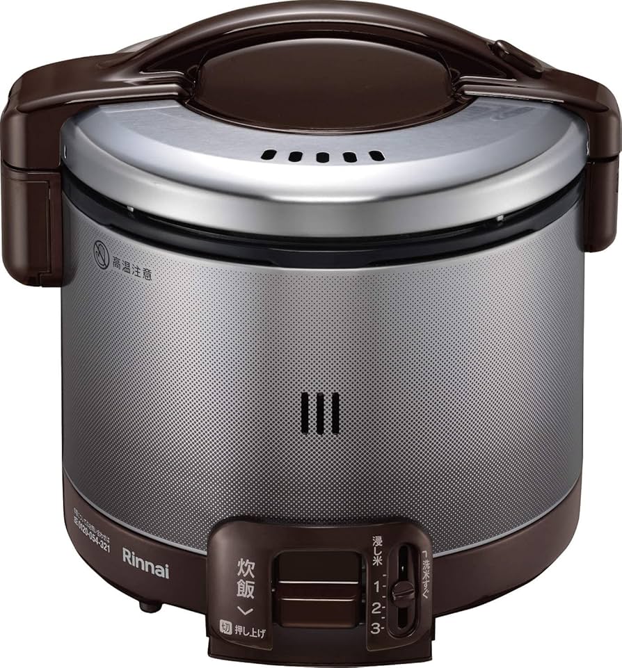 Amazon | リンナイ こがまるガス炊飯器「0.54L(0.5～3合)」ダーク