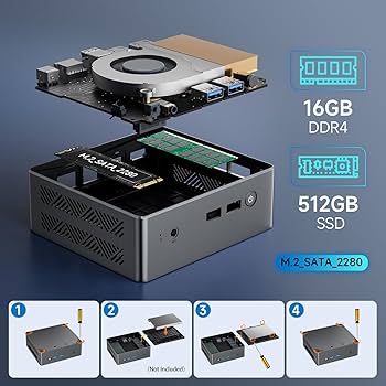 Amazon.com: Bmax B4 Pro Mini PC, 12th Gen Intel N97 (up to 3.60GHz