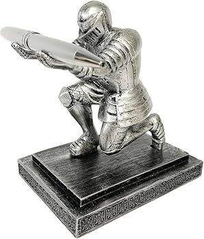 Amazon | 騎士型 ペンホルダー ペン立て 騎士 インテリア 置物