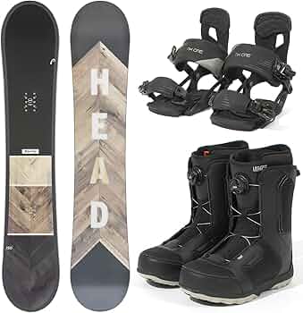 Amazon | HEAD(ヘッド) 24-25 メンズ スノーボード 3点セット 板