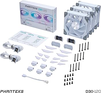 Amazon.co.jp: Phanteks D30 PWM リバースエアフロー D-RGB Lüfter