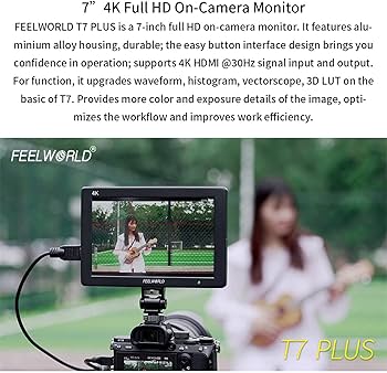 Amazon | 【バッテリーPSE認証 】FEELWORLD T7 Plus 7インチ カメラ