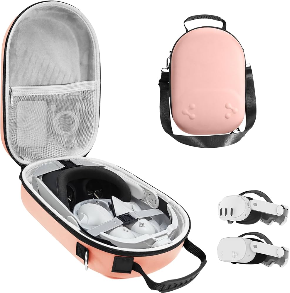 Amazon.com: bibuks Hard Carrying Case Compatible with Oculus Meta