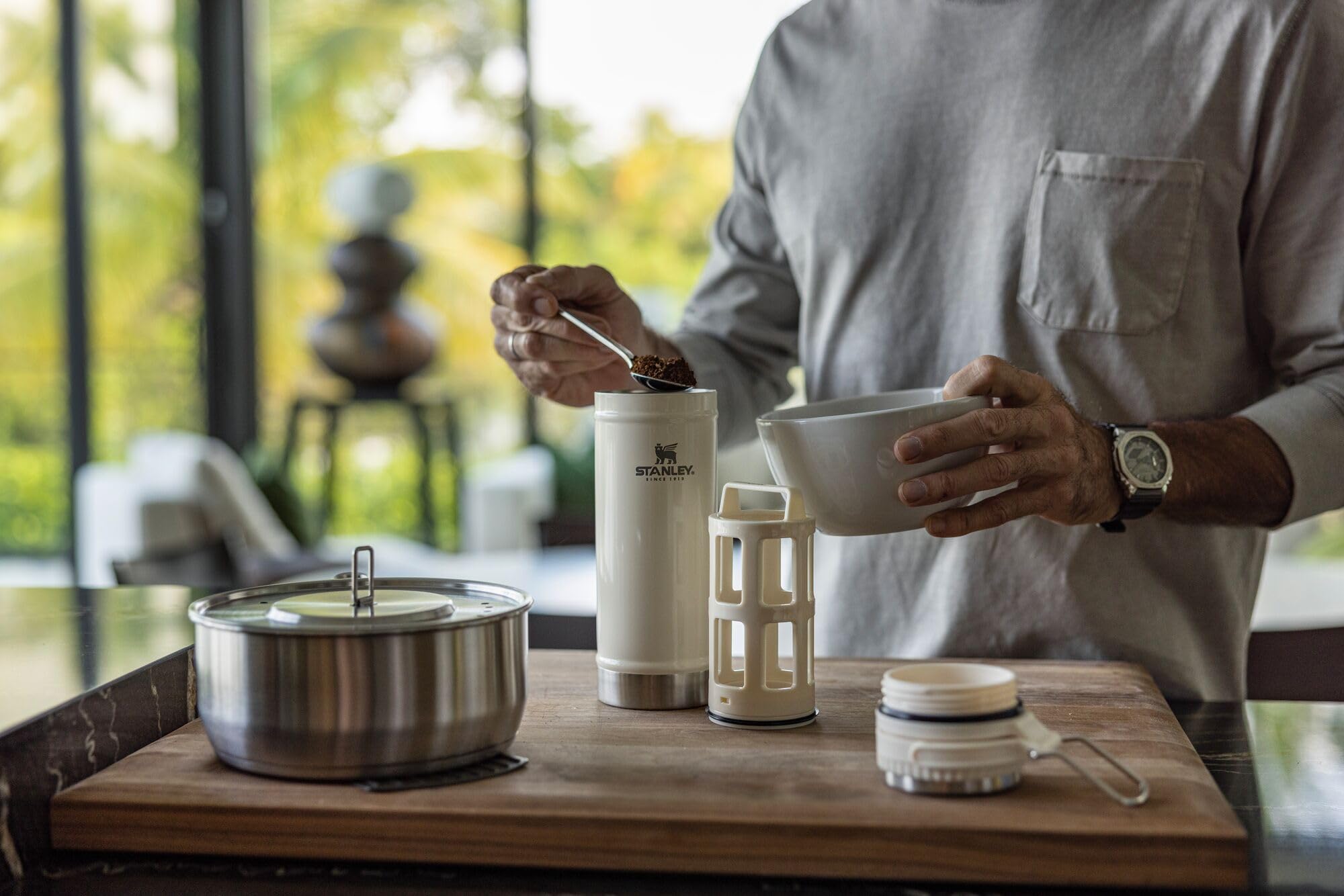 Amazon.co.jp: Stanley クラシックトラベルマグ フレンチプレス 16