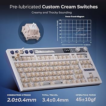 Amazon | RK ROYAL KLUDGE M87 ワイヤレスゲーミングキーボード