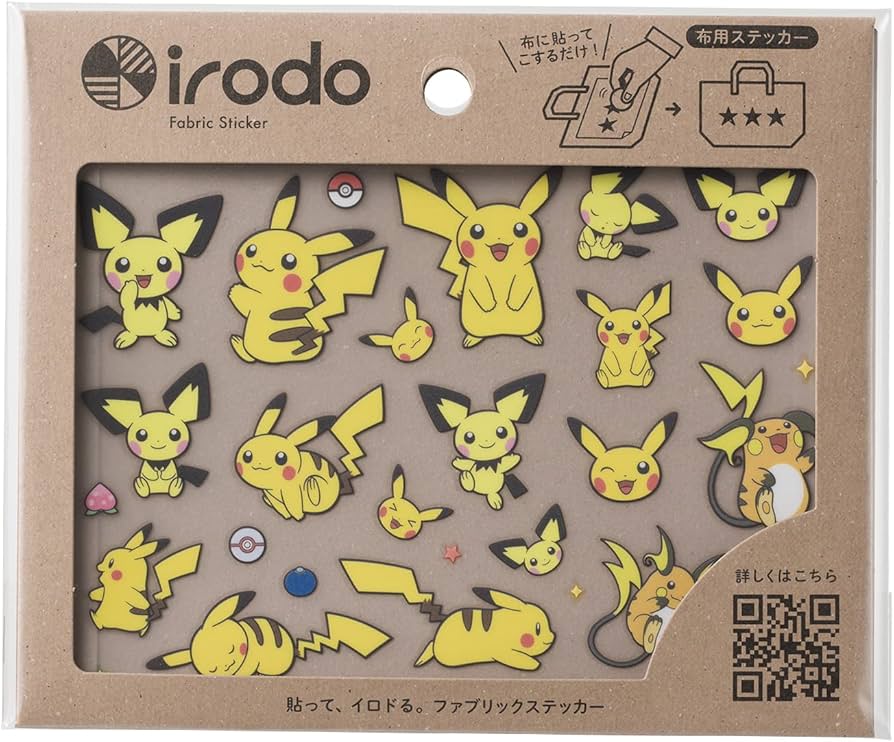 Amazon.co.jp: ポケモンセンターオリジナル 布用ステッカーirodo