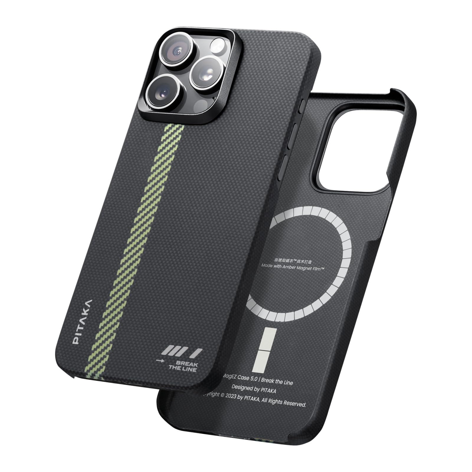 Amazon.com: pitaka Case for iPhone 15 Pro Compatible with MagSafe