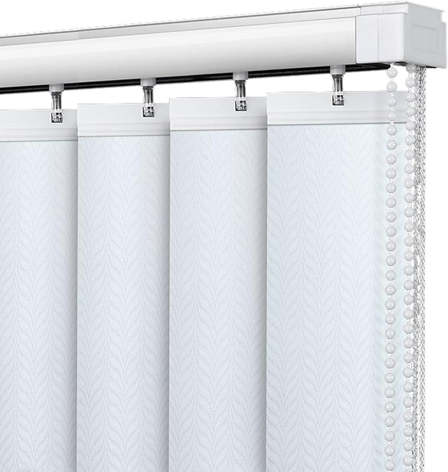 Amazon｜LRYELWA ホワイト 調光 バーチカルブラインド 遮光垂直