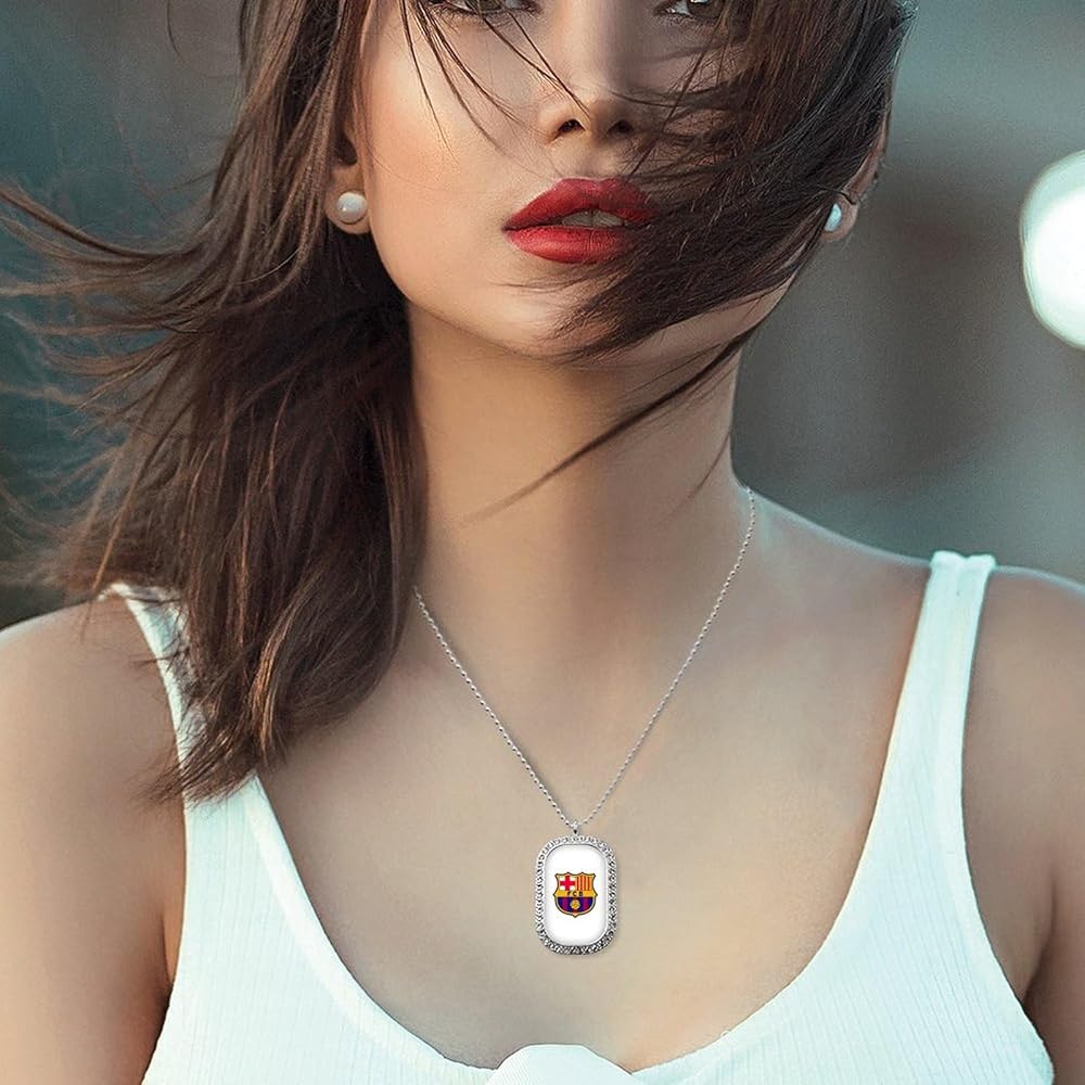 Amazon | FCバルセロナ ネックレス レディース ペンダント
