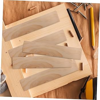 Amazon.co.jp: NESTINGHO 12個 スワロパイン長方形板 Diyの長方形 矩形