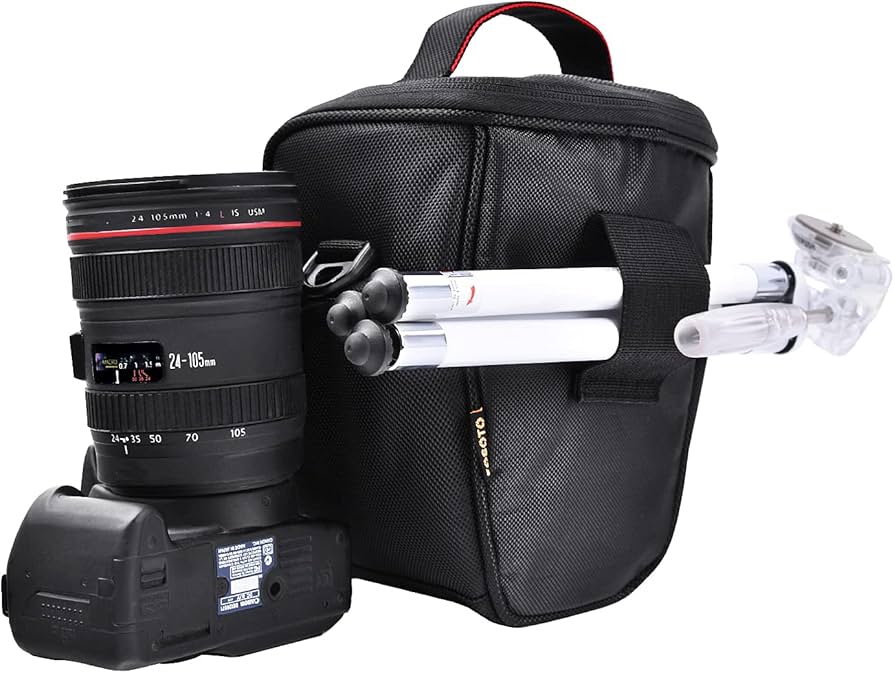 Amazon.co.jp: FOSOTO 一眼レフカメラバッグ ショルダー カメラケース