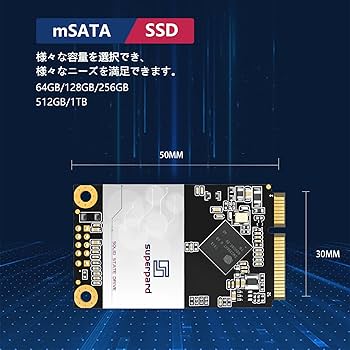 Amazon | Superpard mSATA SSD 1TB 内蔵型 SATAⅢ 6Gb/s 3D NAND ミニ