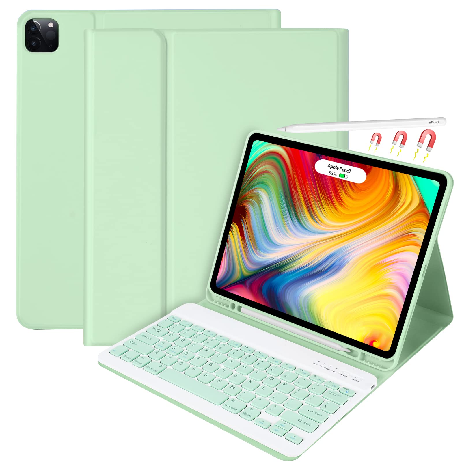 Amazon.com: iPad Pro 12.9 inch Case with Keyboard for iPad 12.9