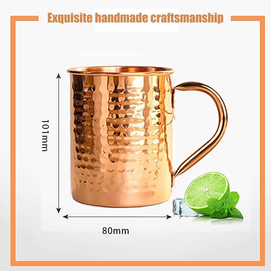 Amazon.com: Mug Handcrafted of Pure THICK Copper - Timeless