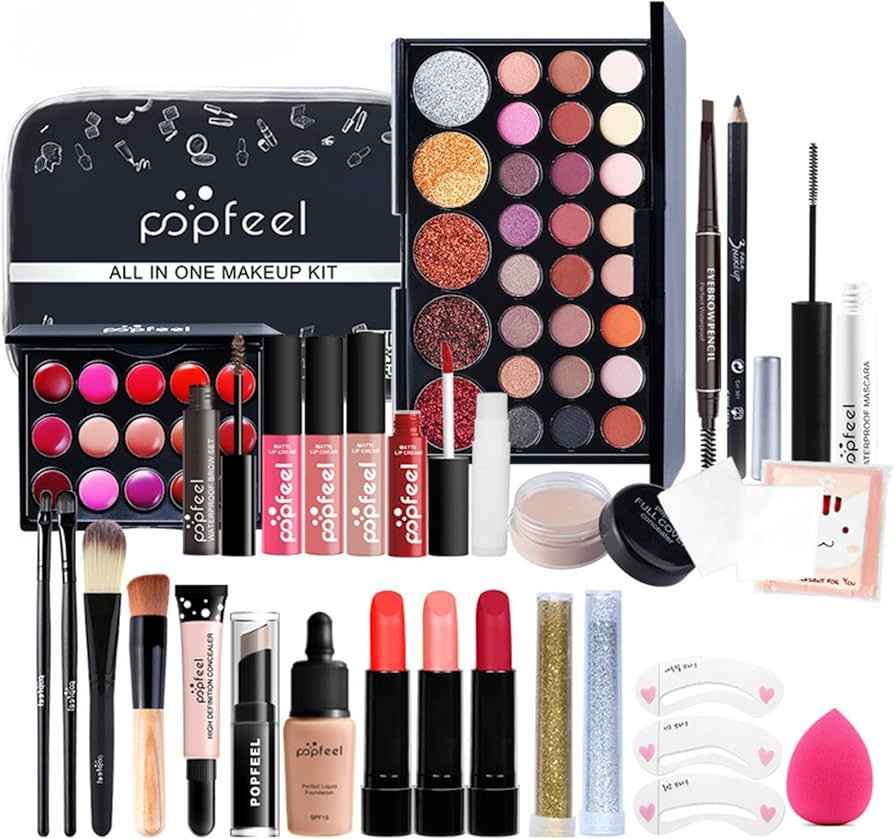 Amazon | POPFEEL メイク コスメセット メイク 初心者セット 27PCS 大
