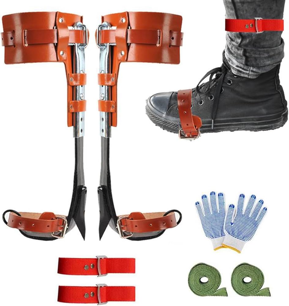 Amazon | 2023アップグレード版 木登り器直立木登り道具 昇柱器直立木