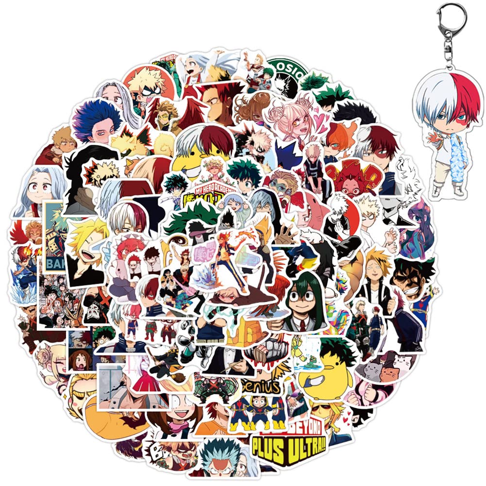 Amazon.co.jp: 僕のヒーローアカデミア ステッカー シール 100枚